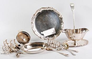 PARTI NYSILVER, ca 15 delar.