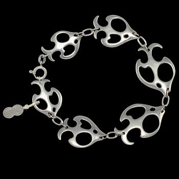 ARMLÄNK, sterlingsilver, Uno A Erre, Italien. Vikt 17 g.