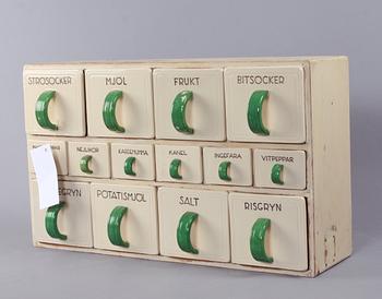 SPECERIBURKAR, 14 st, flintgods, "Elite", Rörstrand.