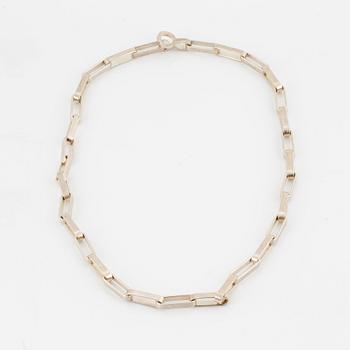 KARL-INGEMAR JOHANSSON, silver necklace, Göteborg 1976.