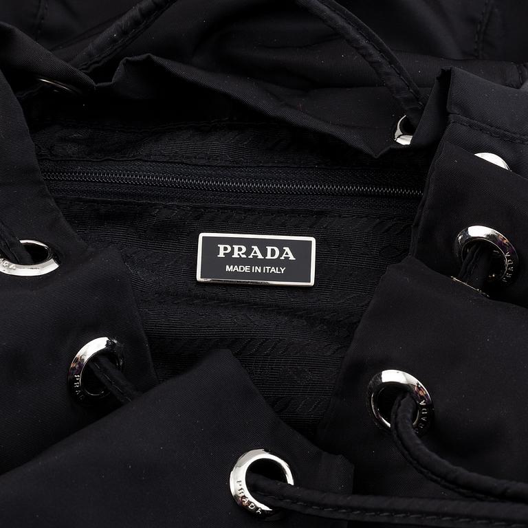 Prada, backpack.