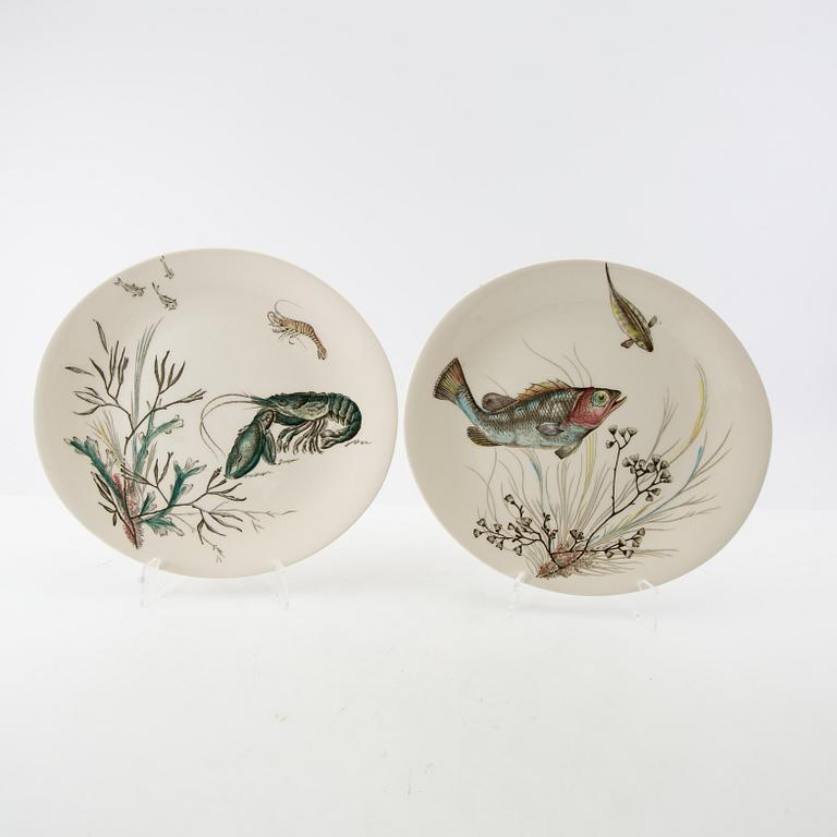 Service 18 pcs "Fish" Johnson Bros England, ironstone, first half/mid 20th century.