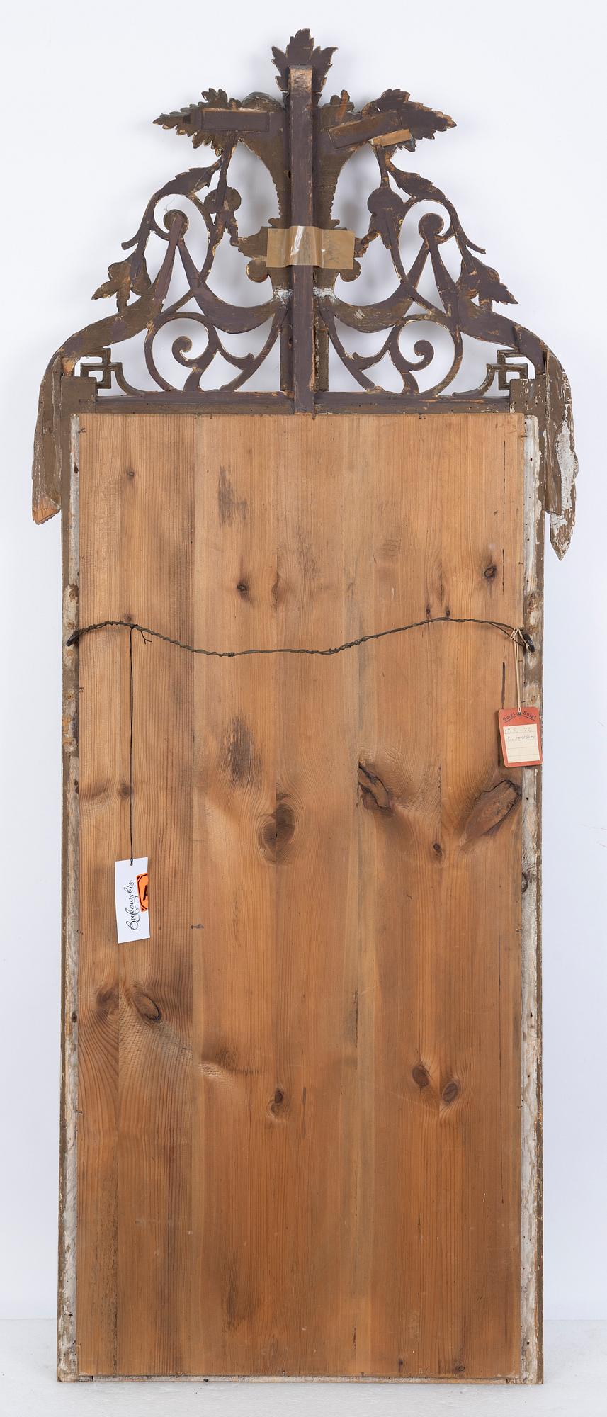 Spegel, Danmark, Louis XVI, sent 1700-tal.