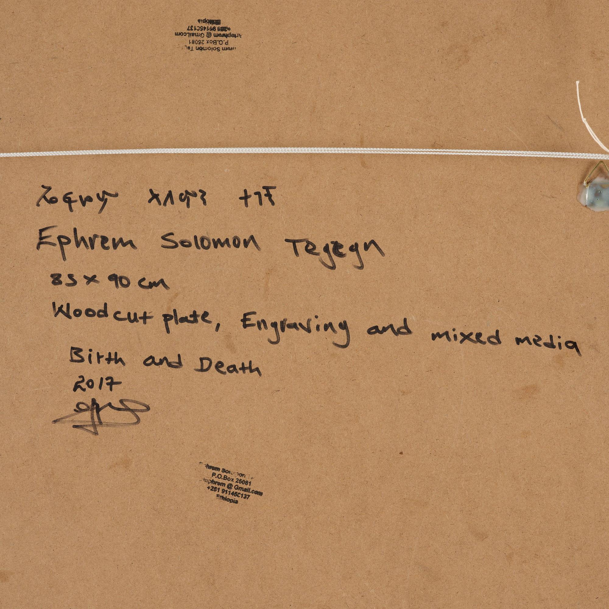 Ephrem Solomon Tegegn, "Birth and Death".