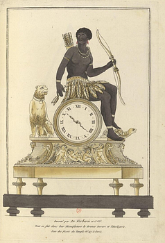 Bordspendyl, Parisarbete, omkring år 1800, Directoire.