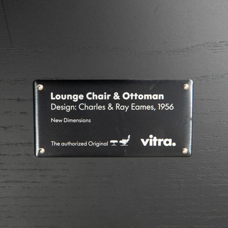 Charles & Ray Eames, "Lounge Chair", Black Chestnut, Vitra, 2023.