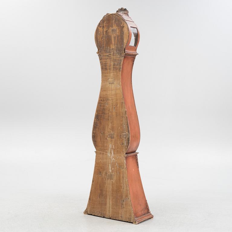 A Swedish Rococo longcase clock by Eric Wasberg, Eskilstuna (1731-1774).