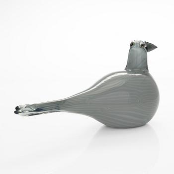 Oiva Toikka, glasfågel, "Kirsku", signerad O. Toikka Nuutajärvi SSKK 2008.