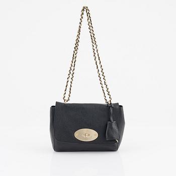 Mulberry, a black leather 'Lily' handbag.