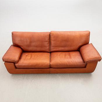 Sofa, leather, 21st century.
