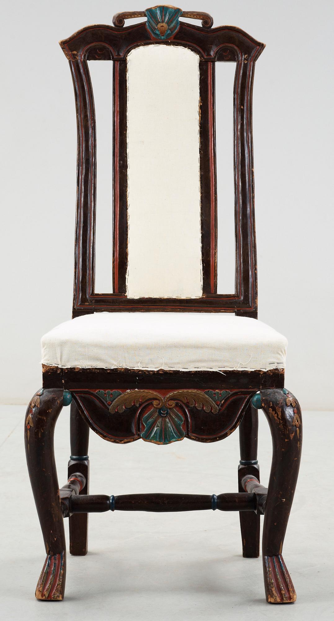 STOL, senbarock, 1700-tal.