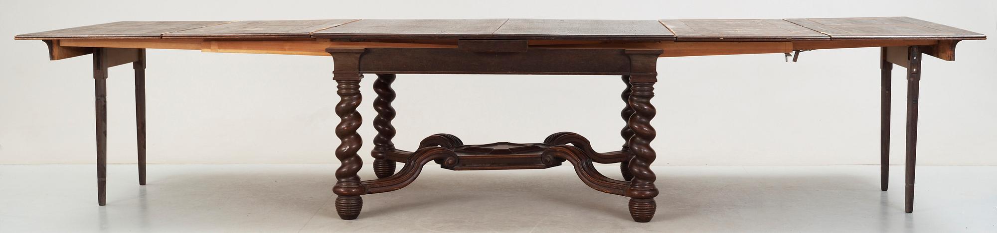 MATSALSGRUPP, 13 st, barockstil, 1900-talets första hälft.