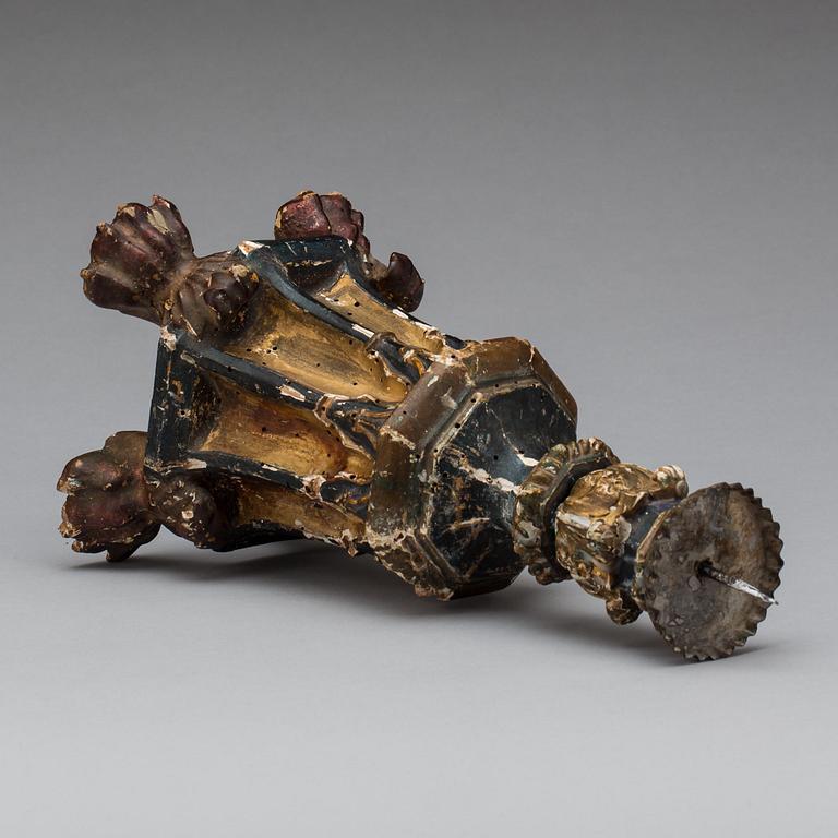 LJUSSTAKE, barockstil. Sydeuropa. 1800-tal.