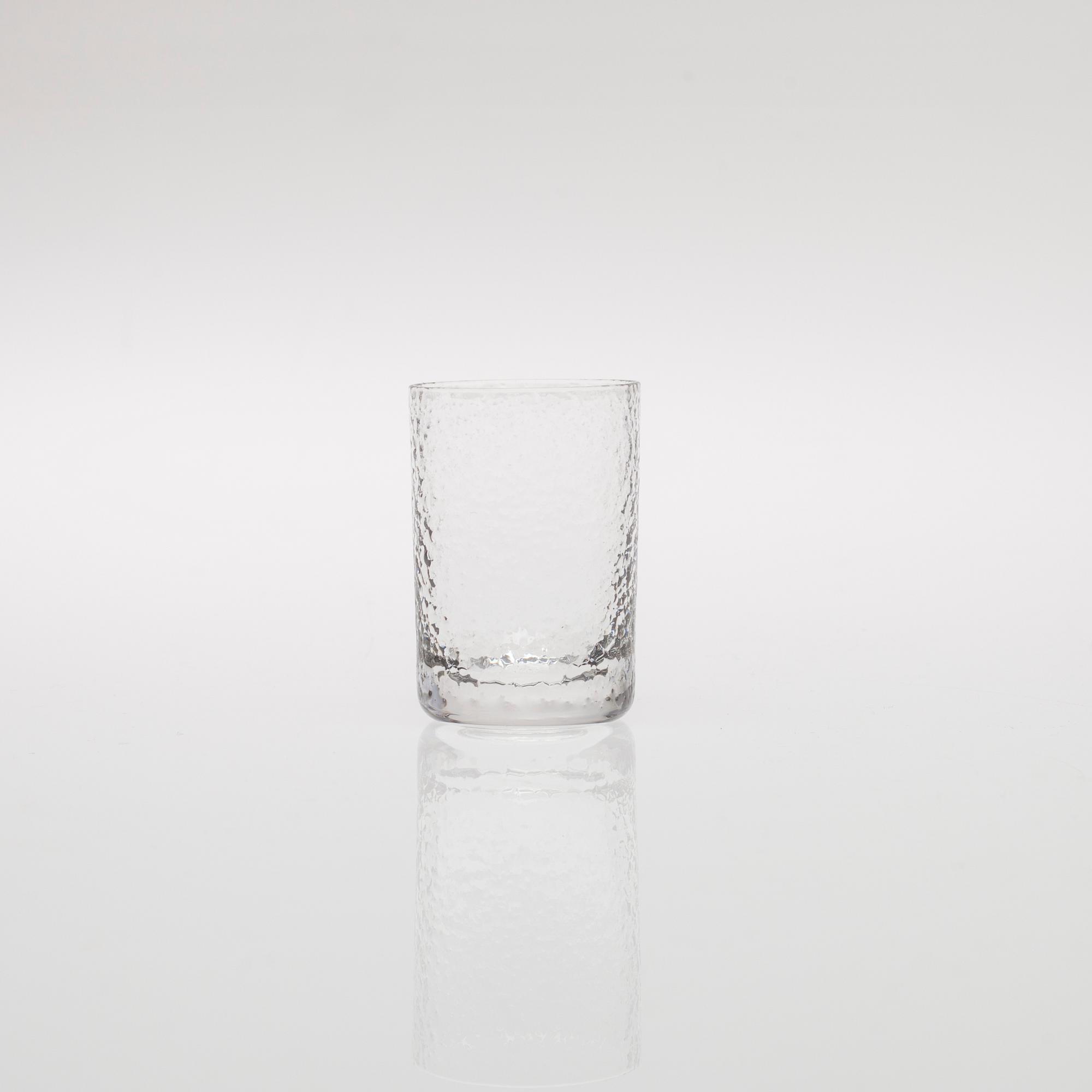 KARAFF och BRÄNNVINSGLAS, 16 st, "Mini" Tapio Wirkkala, Iittala 1960-tal.