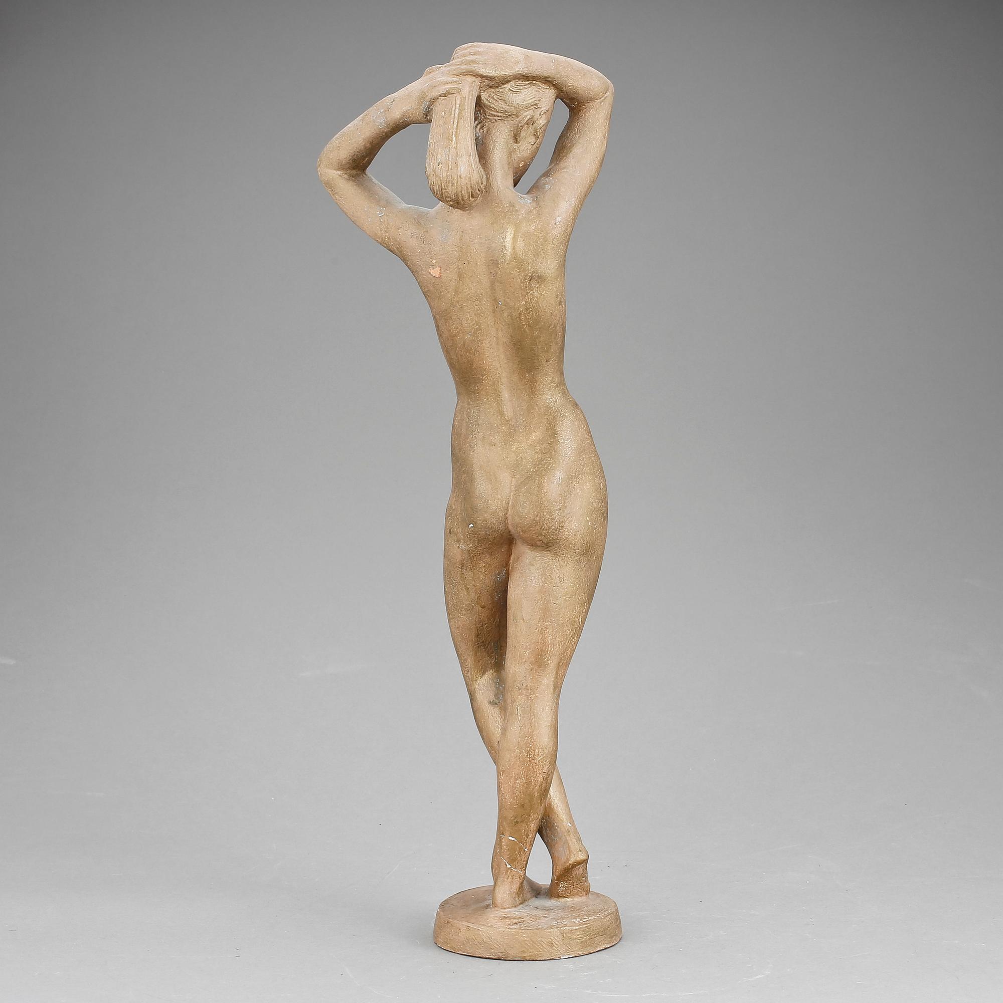LEO HOLMGREN, skulptur, signerad.