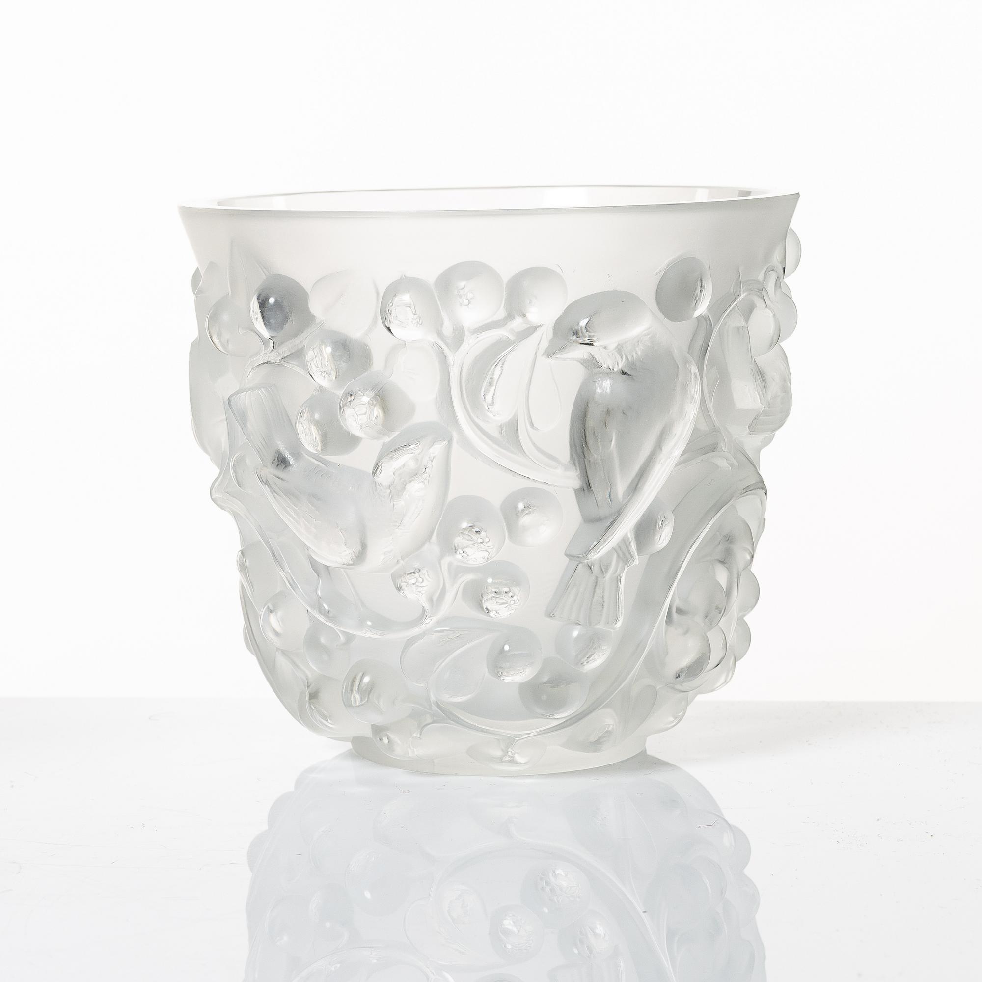 René Lalique, vas, glas, "Avallon", Frankrike, efter 1945.