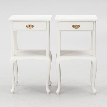 A pair of bedside tables, first half of the 20th century.
