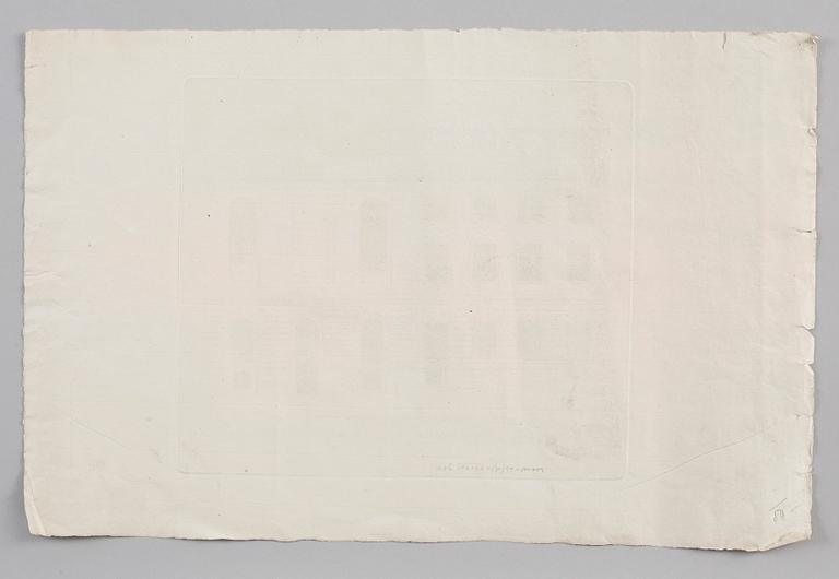 JEAN ERIC REHN, 4 gravyrer, efter Carl Hårleman, 1700-talets andra hälft.