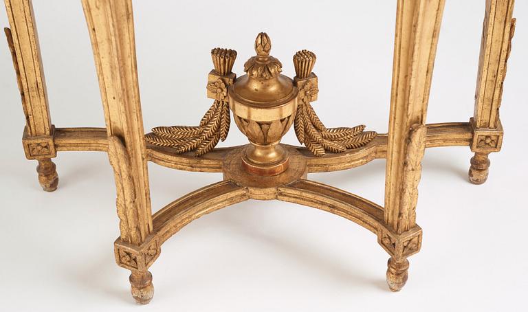 Konsolbord, Stockholmsarbete 1700-talets senare del, Gustavianskt.