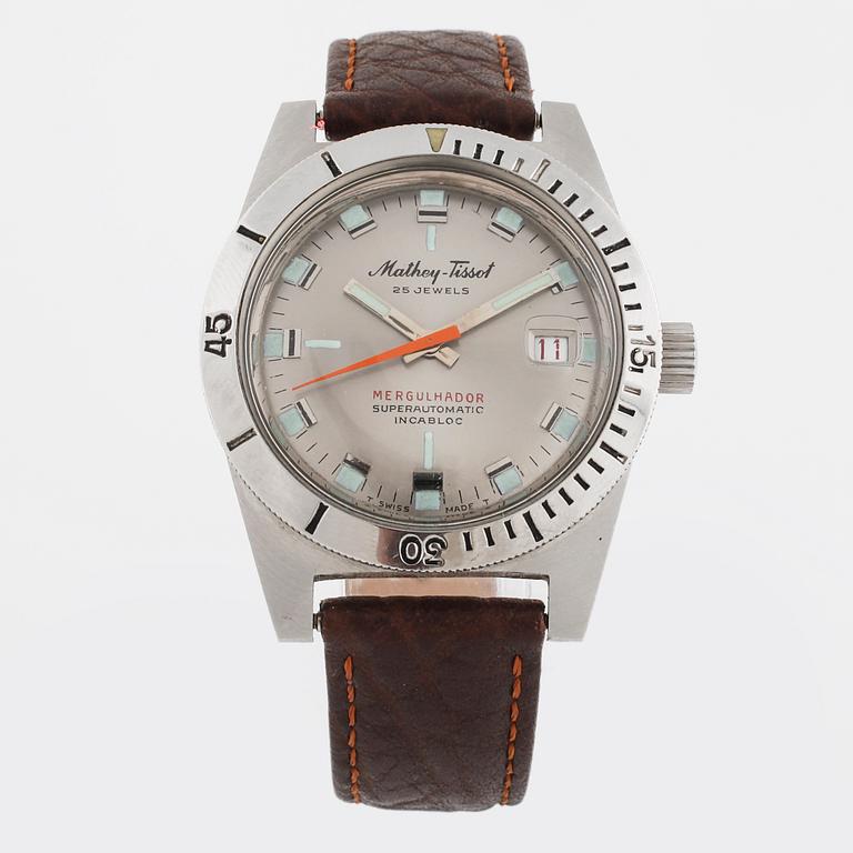 MATHEY-TISSOT, Mergulhador, wristwatch, 38,5 mm.