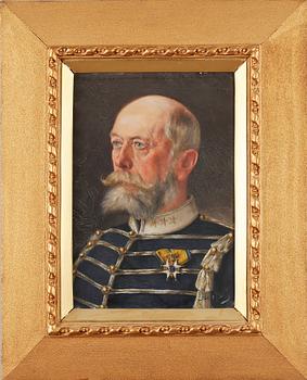 AXEL BORG, olja på duk. Sign o dat 1901.