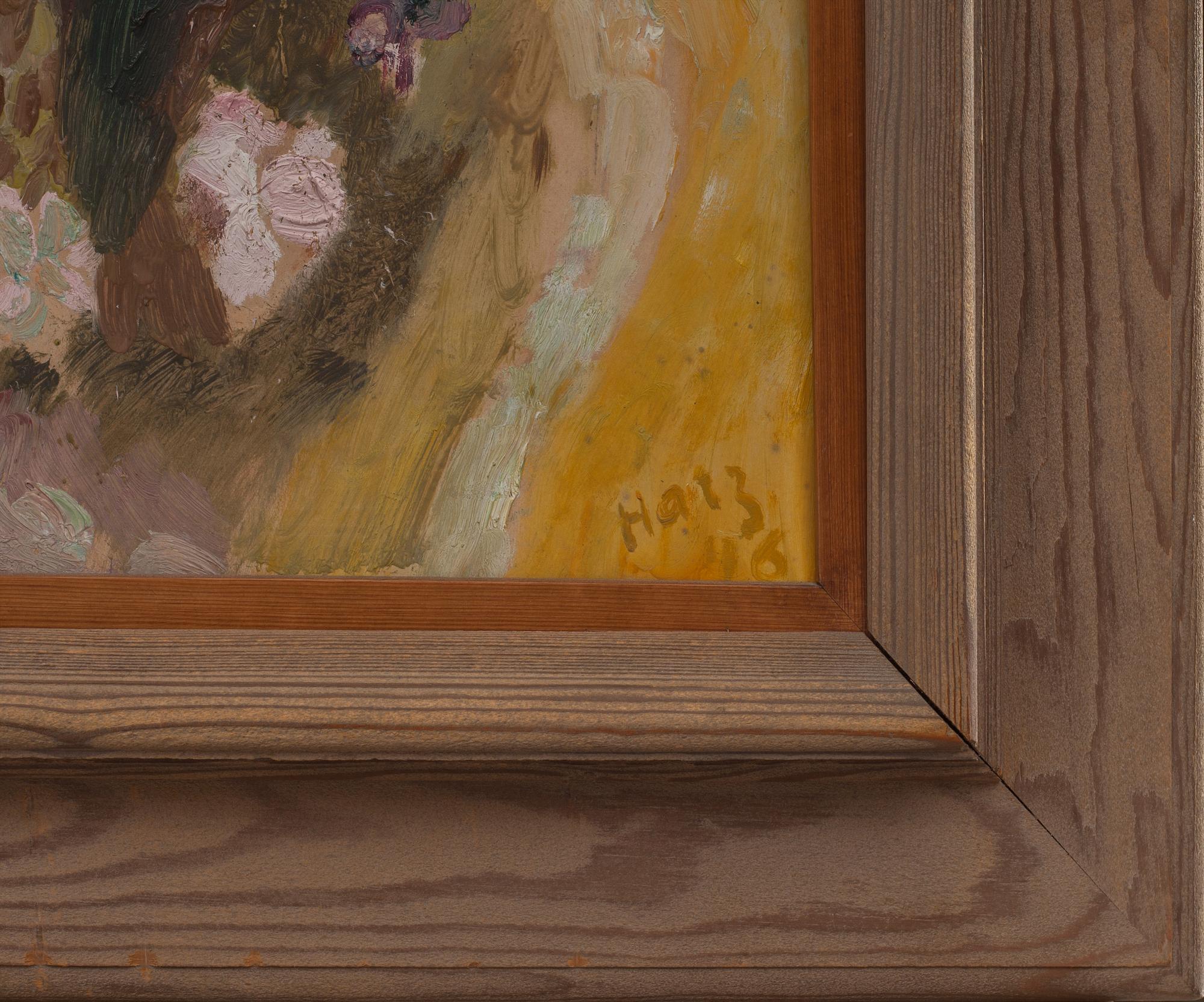 FELIX HATZ, olja på pannå, signerad. och daterad -46.