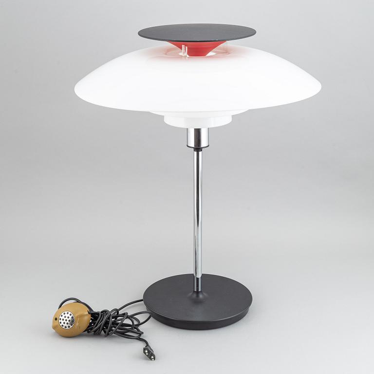 Poul Henningsen, table lamp, "PH 80", Louis Poulsen, Denmark.