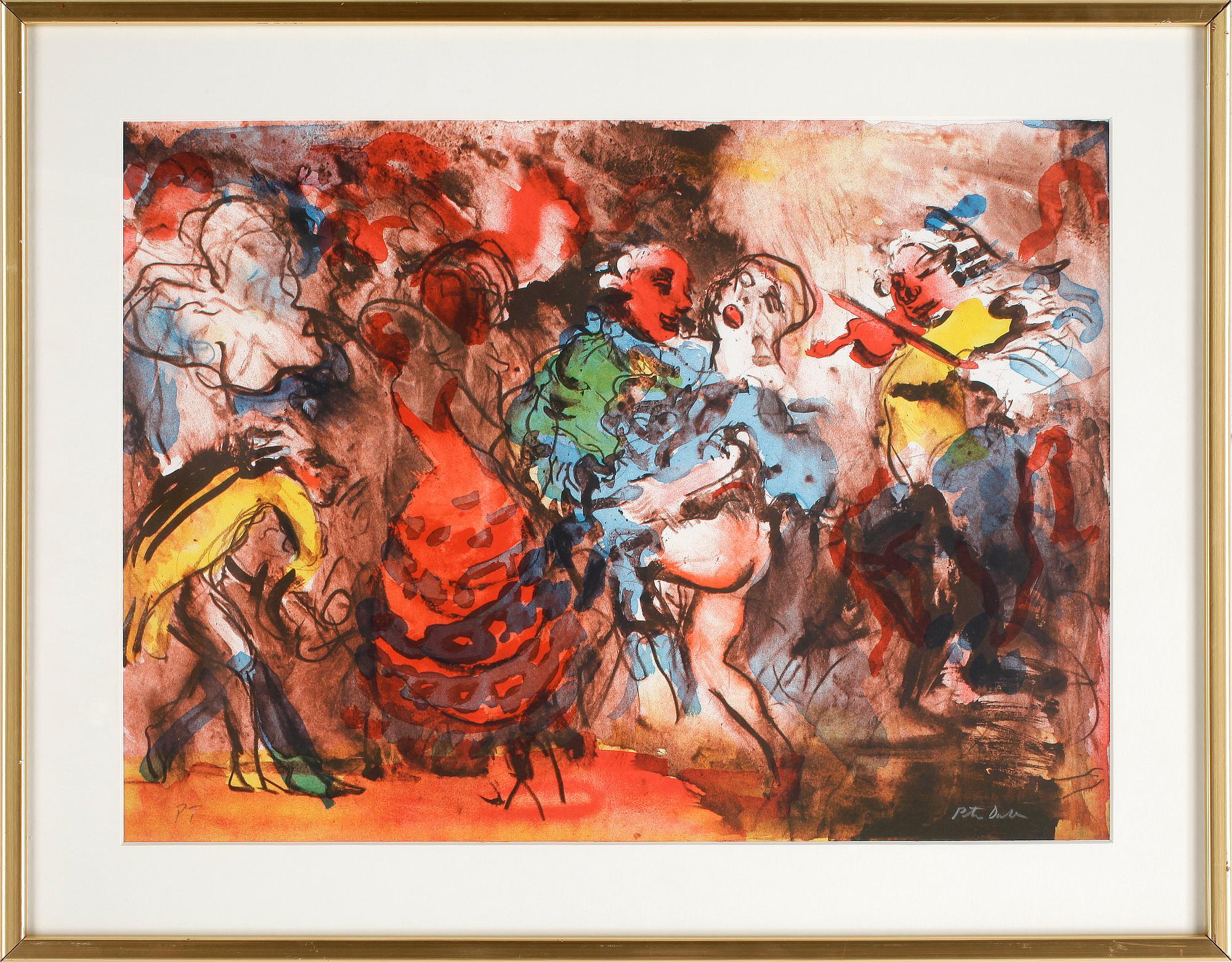 PETER DAHL, provtryck, signerat.