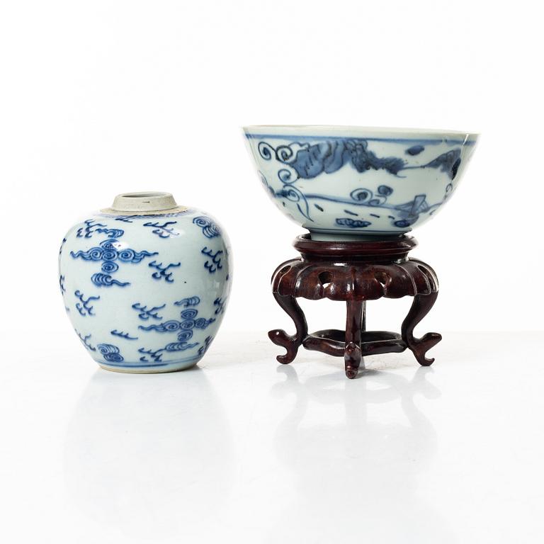 A group lot of Chinese porcelain, 17/20th century.