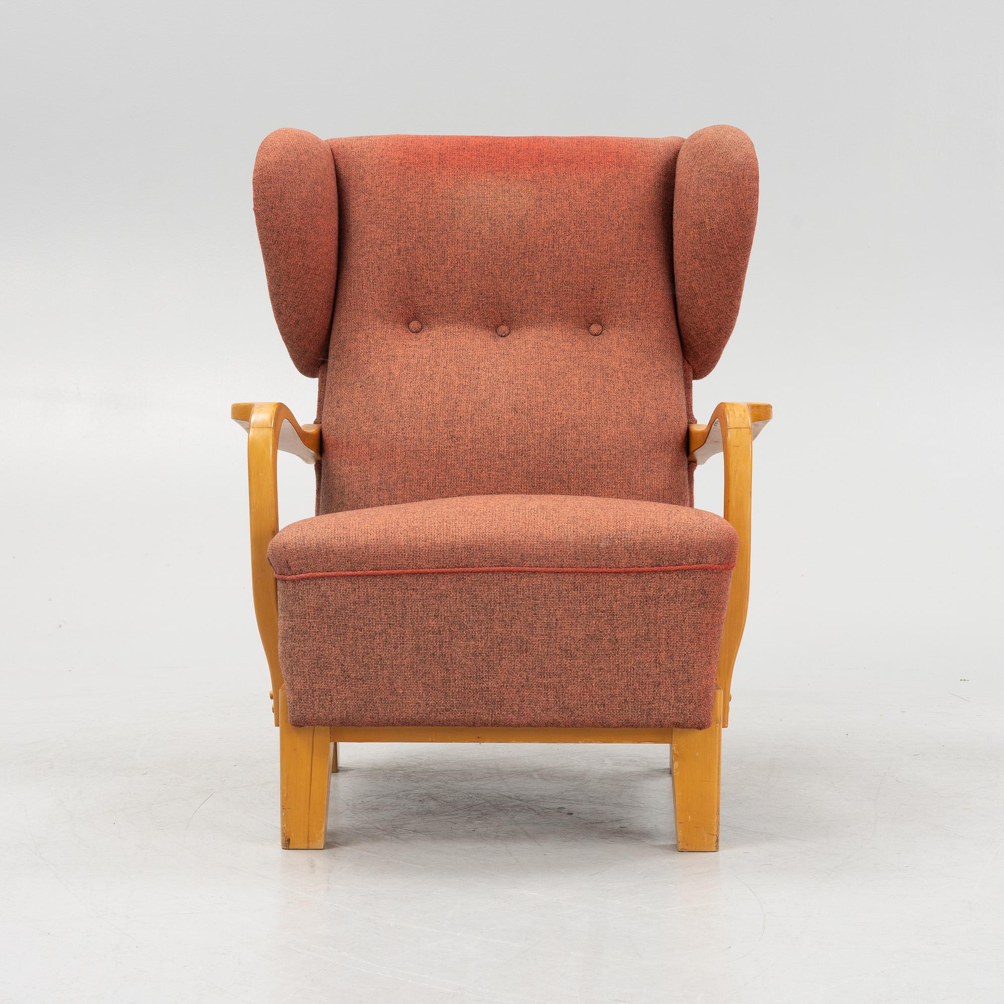 Erik Ahlsén, fåtölj, Swedish Modern, Kooperativa Förbundet/PUB, 1940-tal.