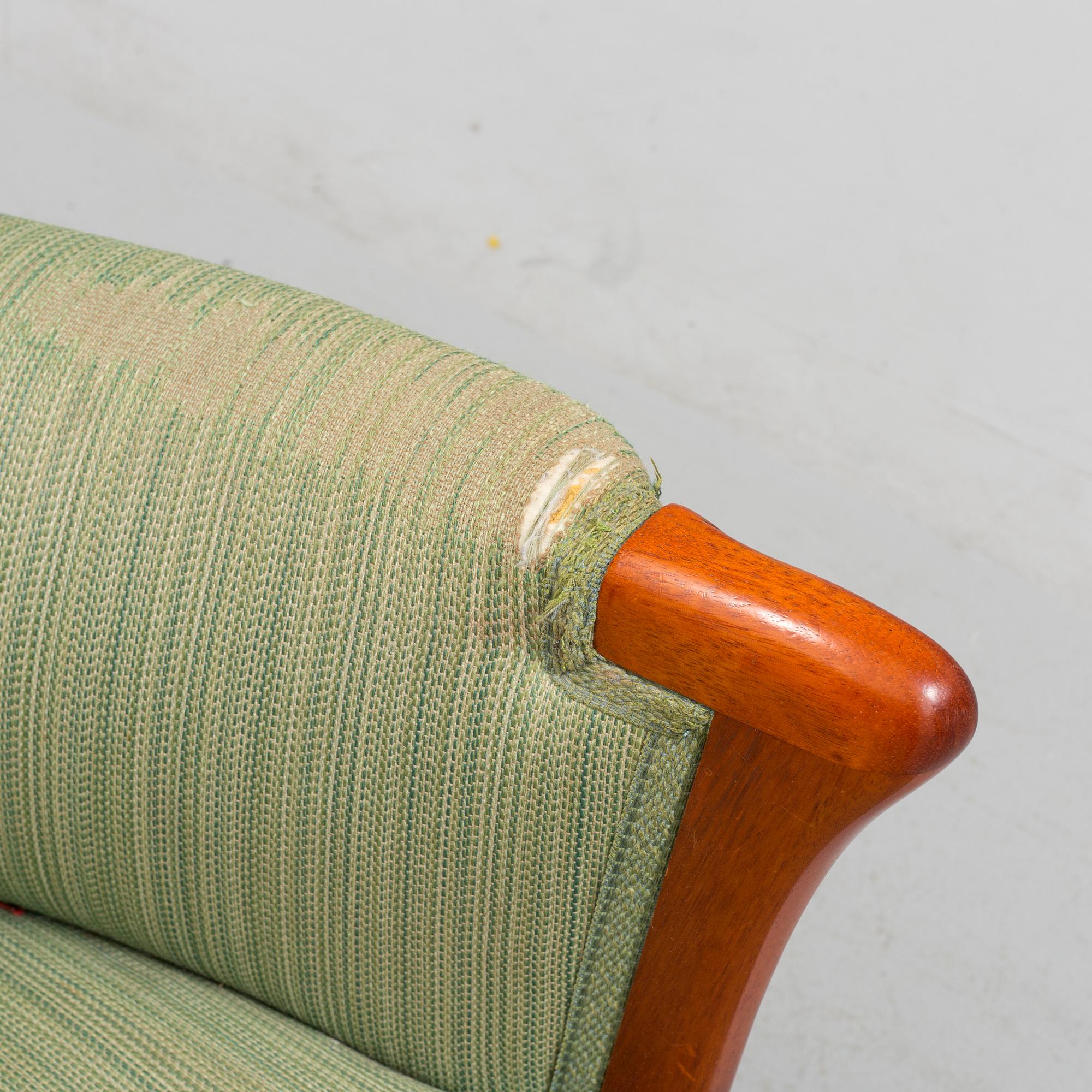 CARL MALMSTEN, fåtölj, "Vår fru", 1900-talets andra hälft.