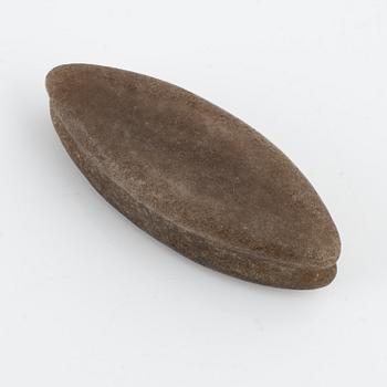 A neolithic strike-a-light stone.