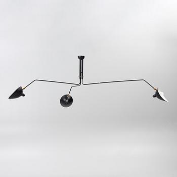 Serge Mouille, taklampa, "Lampadaire", Frankrike, 2014.