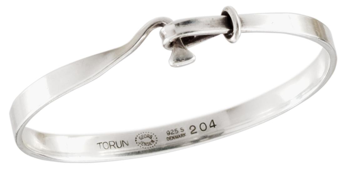 Vivianna Torun Bülow-Hübe, VIVIANNA TORUN BÜLOW HÜBE, armring, Georg Jensen, Köpenhamn 1945-77, sterling.