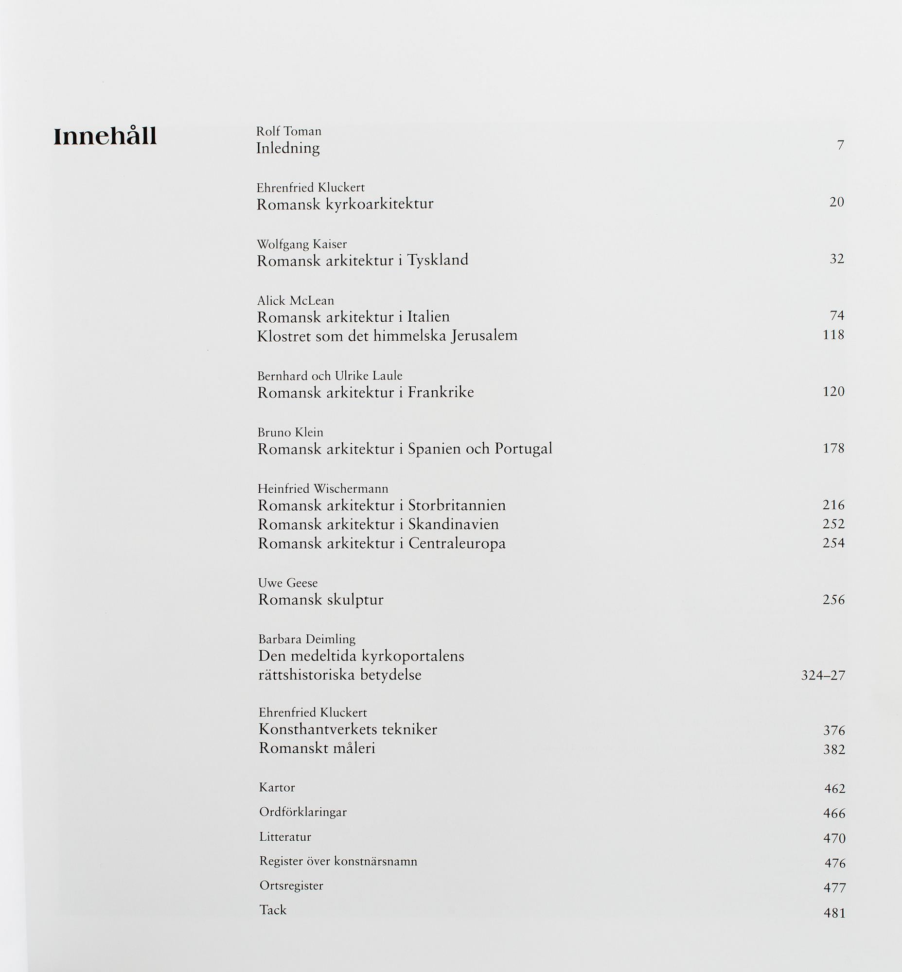 Six books about art.