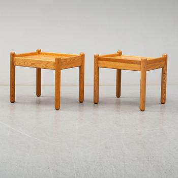 SIDOBORD, ett par, furu, troligen 1960 / 70-tal.