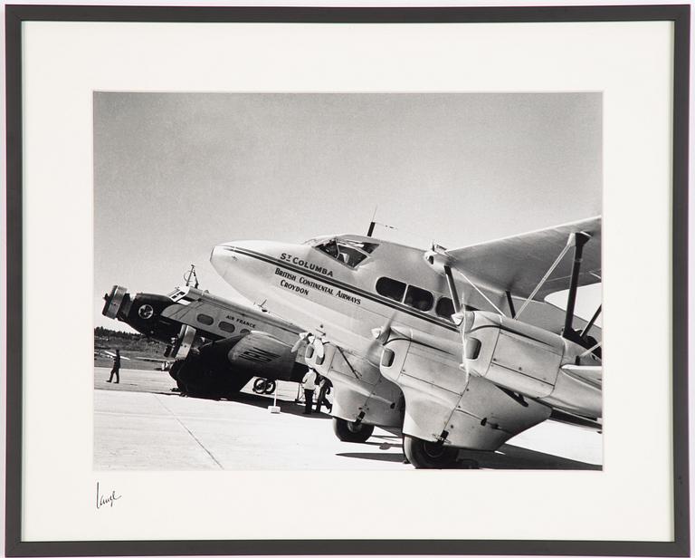 Åke Lange, Bromma Airport 1936, inauguration.