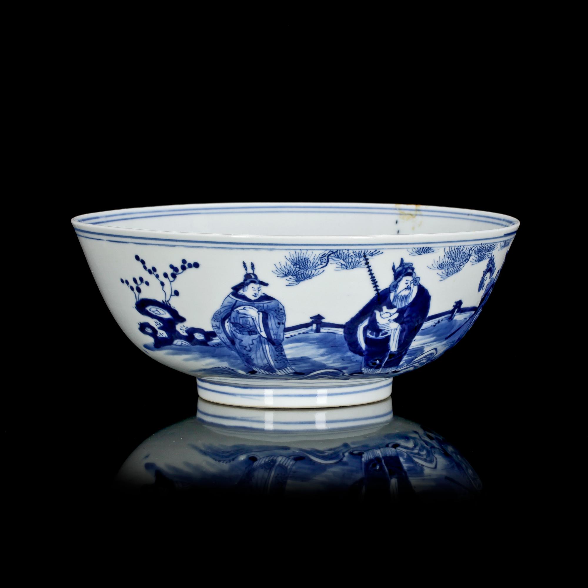 SKÅL, porslin. Kina. Sen Qing.