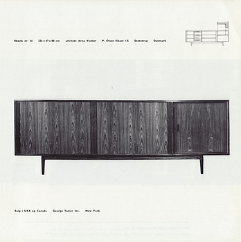 Arne Vodder, sideboard, modell "36", Sibast, Danmark, 1960-tal.