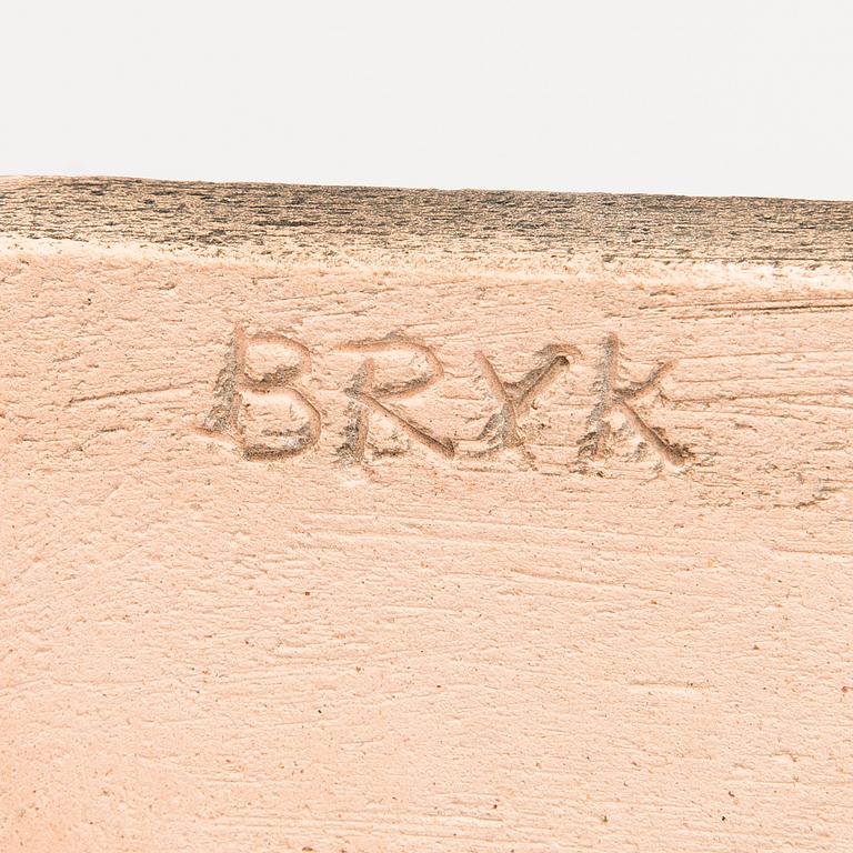 A CERAMIC WALL RELIEF.