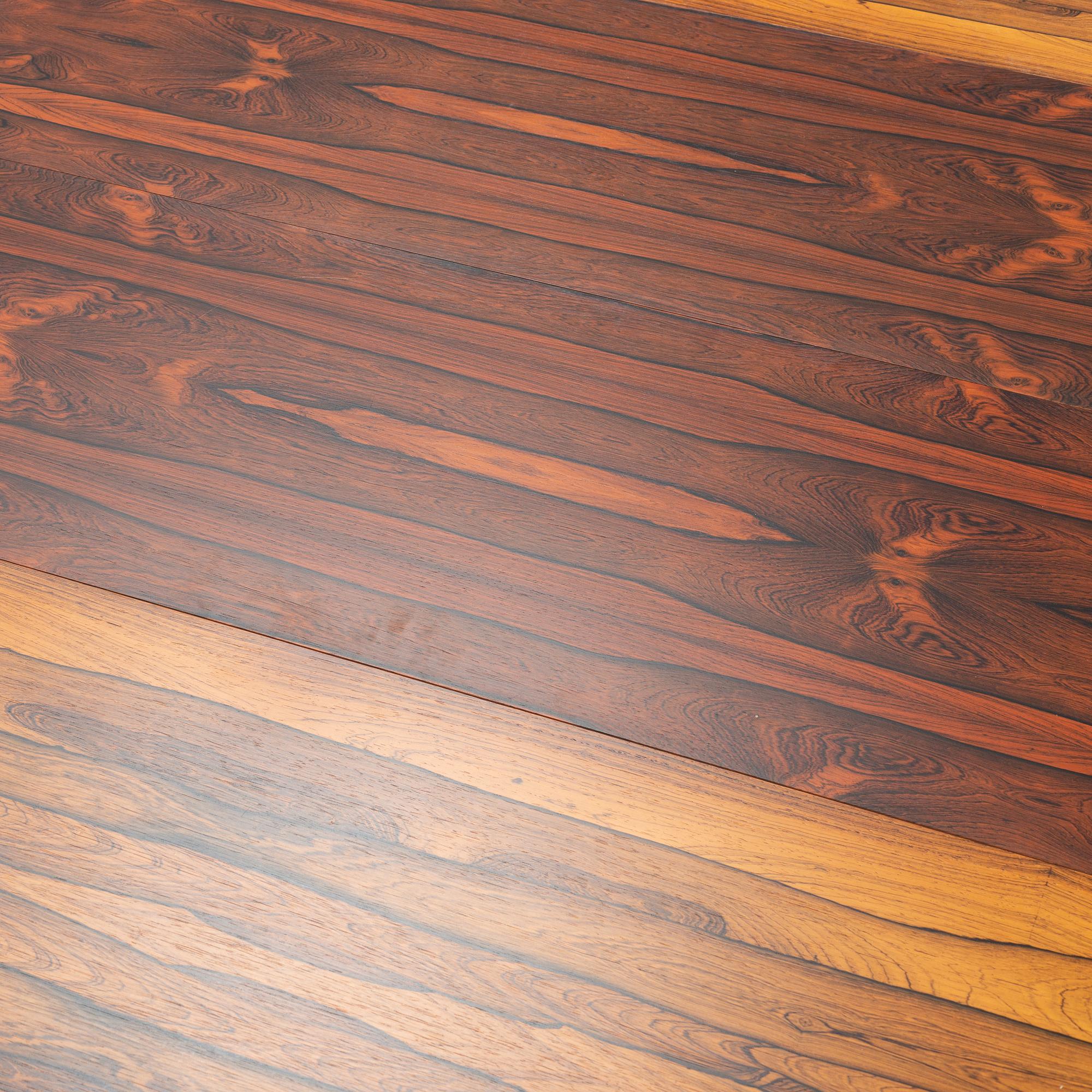 A rosewood dining table, 1970's.