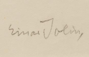 Einar Jolin, Sittande modell.