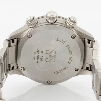 Sjöö Sandström, Lady Extreme, armbandsur, kronograf, 37 mm.