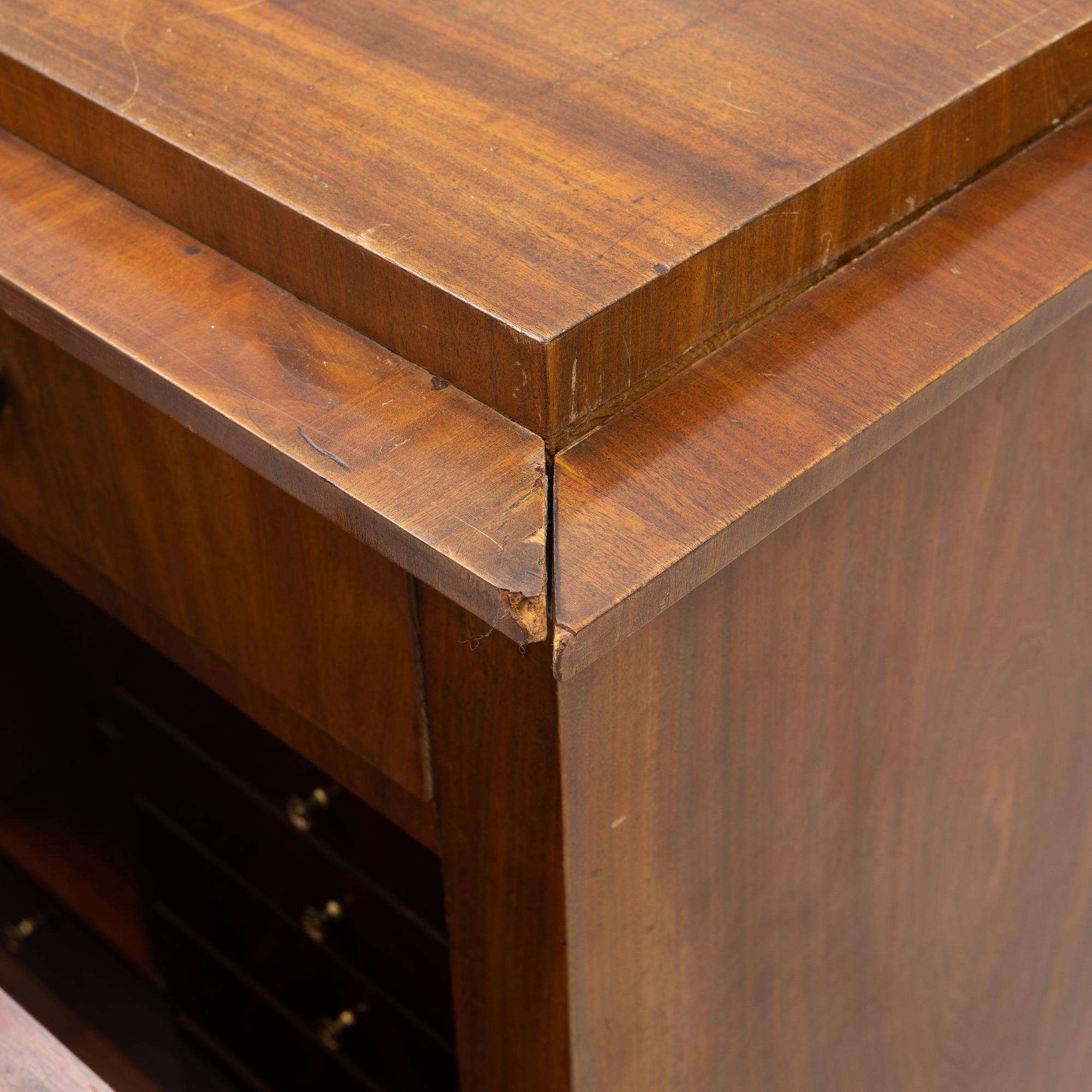A Swedish Empire secretaire by J. Öman, master 1815-1833.