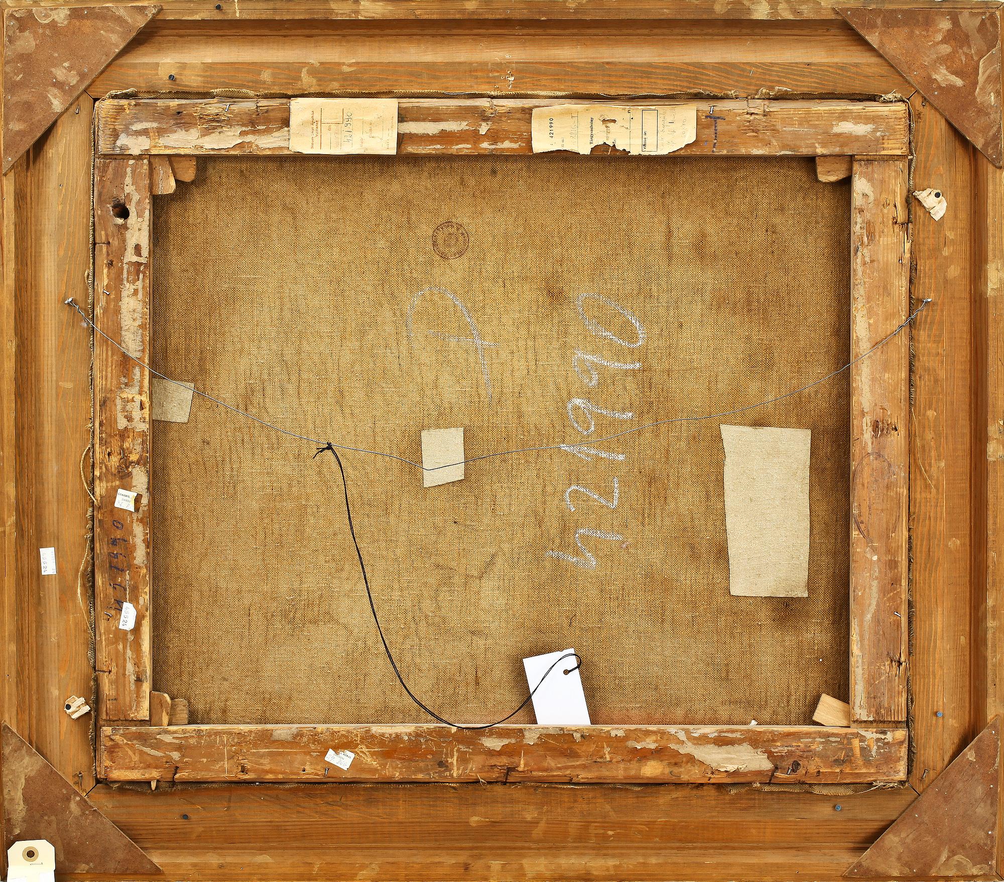 JULIUS KOCH, olja på duk, sign samt dat 1901.