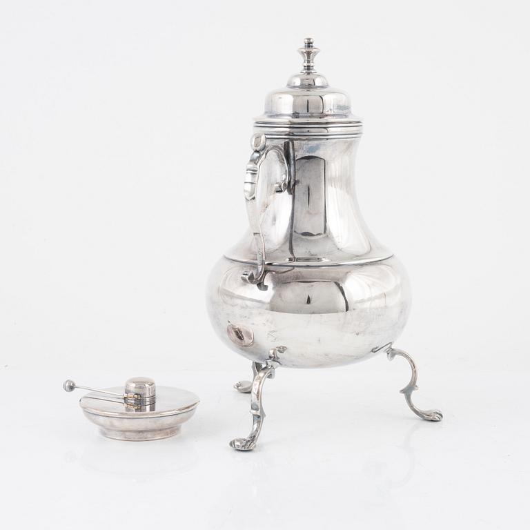 Samovar, nysilver, Firma Svenskt Tenn, 1900-talets andra hälft.