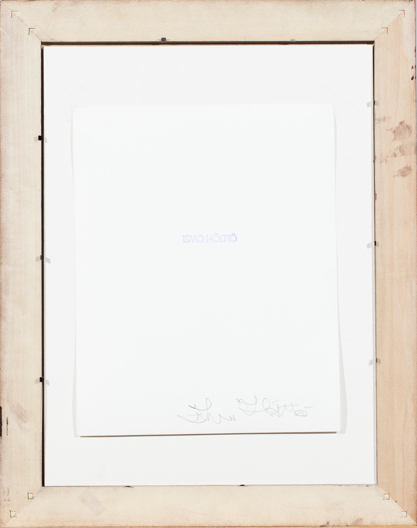 ISMO HÖLTTÖ,  fotografi, silvergelatin, signerad och stämplad a tergo.