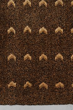 Gustaf Fjaestad, Överkast, Vävd med flossad tråd, ca 272,5 x 171 cm.