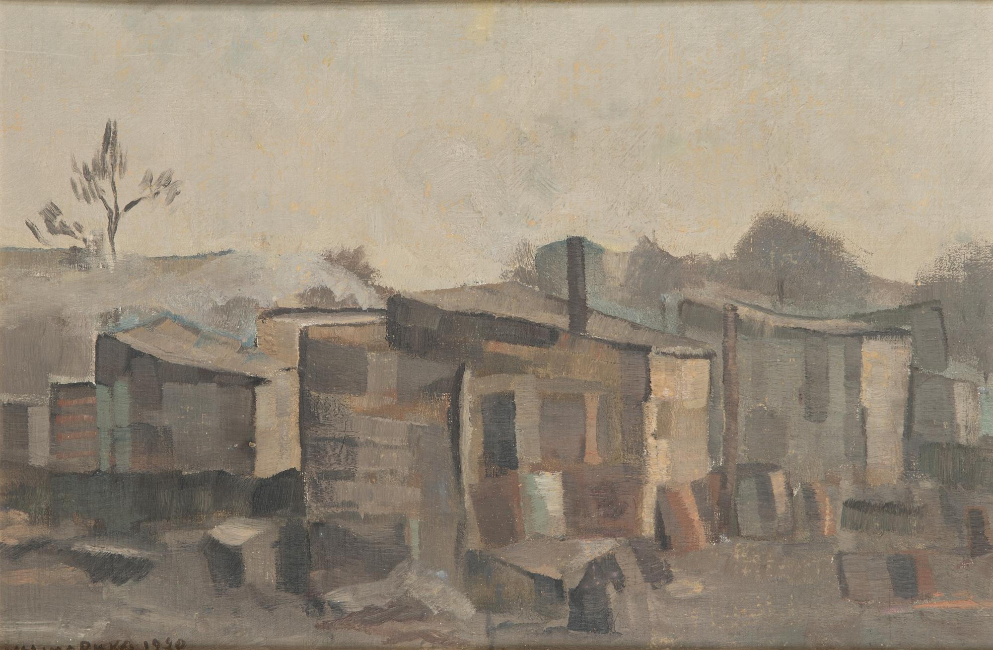 Eero Nelimarkka, oil on board, signed and dated 1920.