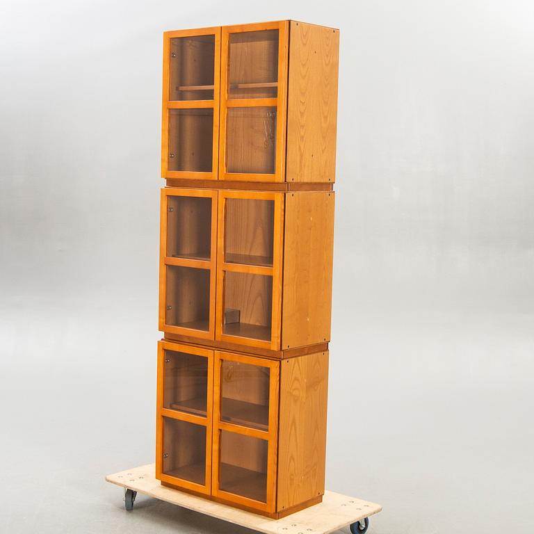 Titti Fabiani, cupboard / display cabinet, 3 pcs, "Book 4", late 20th century.